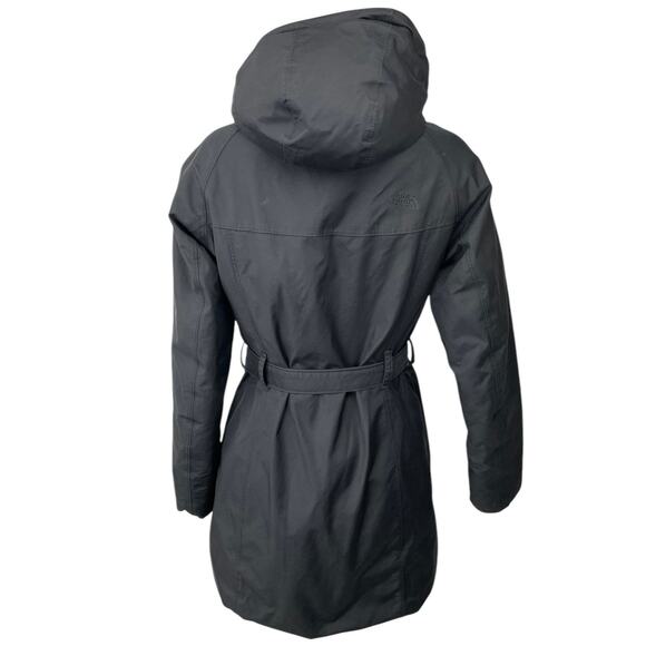 The North Face Women's Black Elsey Parka Hoodie Hooded Winter Coat Jacket Size S - Picture 2 of 6